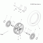V10DB36DA/EB36DA CROSS COUNTRY/CROSS ROADS ALL OPTIONS Wheels, front - v10db36da / eb36da all options