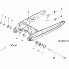 V12HS36/HA36 HAMMER S/8 BALL ALL OPTIONS Suspension, swing arm - v12hs36 / ha36 all options