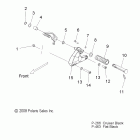 V09HB36/HS36 HAMMER/HAMMER SPORT ALL OPTIONS Chassis, footpeg, l.h. - v09hb36 / hs36 all options