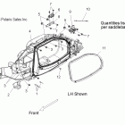 V10SD36/SC36/VB36 VISION TOUR PREMIUM/NESS/8 BALL ALL OPTIONS Body, saddlebag, inner - v10sd36 / sc36 / vb36 all optio...