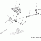 V08SB36/SD36 VISION ALL OPTIONS Drive train, shift linkage - v08sb36 / sd36 all options