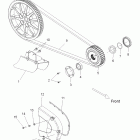 V08SB36/SD36 VISION ALL OPTIONS Drive train, drive sprocket, belt, cover and guard - v08...