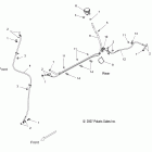 V11CA36/CB36 KINGPIN ALL OPTIONS Brakes, brake lines and reservoir - v11ca36 / cb36 all o...