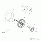 V10CB26/PB26 KINGPIN ALL OPTIONS Wheels, front - v10cb26 / pb26 all options
