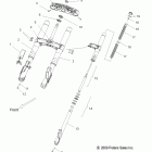 V12BW36/EW36 CROSS ROADS ALL OPTIONS Suspension, front forks - v12bw36 / ew36 all options