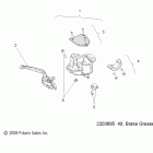 V12BW36/EW36 CROSS ROADS ALL OPTIONS Brakes, brake lever and master cylinder - v12bw36 / ew36...