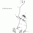 V10DB36DA/EB36DA CROSS COUNTRY/CROSS ROADS ALL OPTIONS Brakes, brake line, front - v10db36da / eb36da all optio...