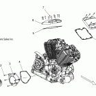 V08SB36/SD36 VISION ALL OPTIONS Engine, cam and valve covers - v08sb36 / sd36 all option...