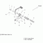 V09HB36/HS36 HAMMER/HAMMER SPORT ALL OPTIONS Chassis, footpeg, r.h. - v09hb36 / hs36 all options