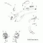 V09HB36/HS36 HAMMER/HAMMER SPORT ALL OPTIONS Steering, controls and mirrors - v09hb36 / hs36 all opti...