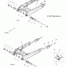 V09HB36/HS36 HAMMER/HAMMER SPORT ALL OPTIONS Suspension, swing arm - v09hb36 / hs36 all options