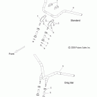 V09HB36/HS36 HAMMER/HAMMER SPORT ALL OPTIONS Steering, handlebar mounting - v09hb36 / hs36 all option...