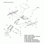 V09HB36/HS36 HAMMER/HAMMER SPORT ALL OPTIONS Body, fender, rear  - v09hb36 / hs36 all options