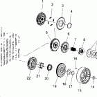 V08HB26/HS26 HAMMER ALL OPTIONS Drive train, primary drive - v08hb26 / hs26 all options