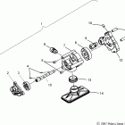 V08HB26/HS26 HAMMER ALL OPTIONS Engine, oil pump asm. - v08hb26 / hs26 all options
