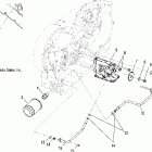 V07HB26/HS26 HAMMER ALL OPTIONS Engine, oil pump mounting - v07hb26 / hs26 all options