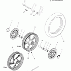 V08SB36/SD36 VISION ALL OPTIONS Wheels, front - v08sb36 / sd36 all options