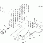 V08HB26/HS26 HAMMER ALL OPTIONS Engine, oil pump mounting and dipstick - v08hb26 / hs26 ...