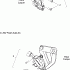 V08HB26/HS26 HAMMER ALL OPTIONS Brakes, front and rear caliper - v08hb26 / hs26 all opti...