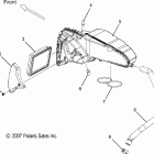 V08HB26/HS26 HAMMER ALL OPTIONS Engine, air intake system - v08hb26 / hs26 all options
