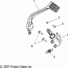 V08HB26/HS26 HAMMER ALL OPTIONS Brakes, brake pedal and rear master cylinder - v08hb26 /...