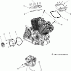 V08SB36/SD36 PLATINUM ALL OPTIONS Engine, cam and valve covers - v08sb36 / sd36 all option...