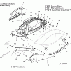 V08SB36/SD36 VISION ALL OPTIONS Body, saddlebag asm. - v08sb36 / sd36 all options