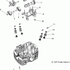 V08SB36/SD36 PLATINUM ALL OPTIONS Engine, valve train - v08sb36 / sd36 all options