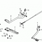 TRX200 Step @ brake pedal  @ gearshift pedal