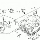 ATC200X Головка цилиндра