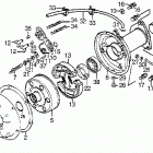 ATC200S Rear brake drum