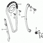 TRX200 Цепь ГРМ и натяжитель