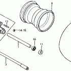 ATC250R Front wheel @ front brake disk 83-84