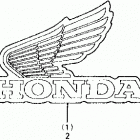 ATC250R Fuel tank label 83-84