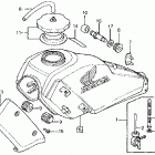 ATC200X Топливный бак