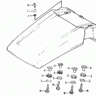 ATC250R Front fender 83-84