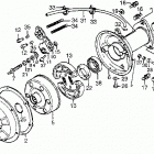 ATC200M Rear brake drum