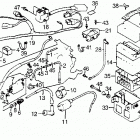 ATC125M Wire harness @ coil @ battery