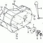 ATC125M Крышка картера правая