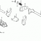 ATC200X Gearshift drum @ gearshift fork