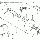 ATC250R Коленвал и поршни