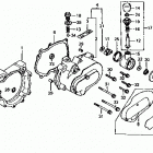 ATC200ES Left cover spacer @ sub-trans cover