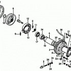 ATC110 Rear brake drum 84-85