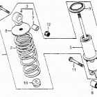 TRX200 Задний амортизатор