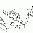 ATC200ES Front fork @ front fender