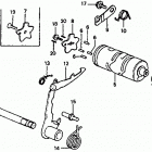 ATC110 Shift fork @ shift drum