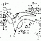 ATC125M Control levers @ cables  @ swtiches