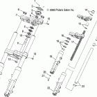 V07XB26/BC26 JACKPOT/NESS ALL OPTIONS Forks, front and clamp asm. - v07xb26 / bc26 all options