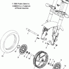 V07HB26/HS26 HAMMER ALL OPTIONS Wheel, front (billet) - v07hb26 / hs26 all options