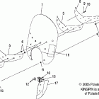 V06CB26CA KINGPIN ALL OPTIONS Windshield - v06cb26 all options